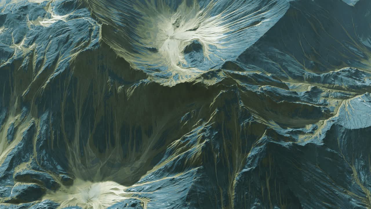 vista del paisaje del planeta alienígena