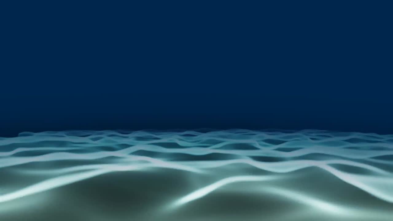 파란색 배경에 빛나는 불빛