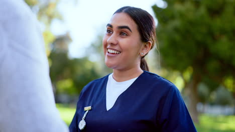 Fitness,-nurse-and-hand-with-dumbbell