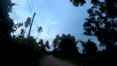 riding on the road in bang kok. (time lapse - angle 006)