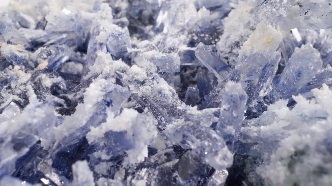 Heap of natural Dead sea bath salt as background macro view