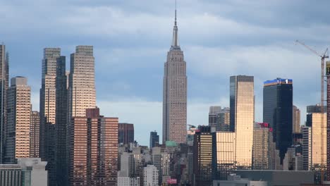 skyscrapers glass buildings nyc close up moving shot 4k