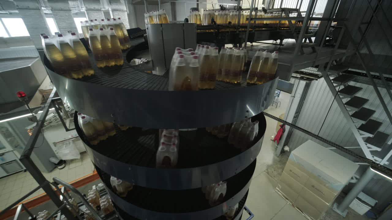 Automated Beverage Bottling Production Line