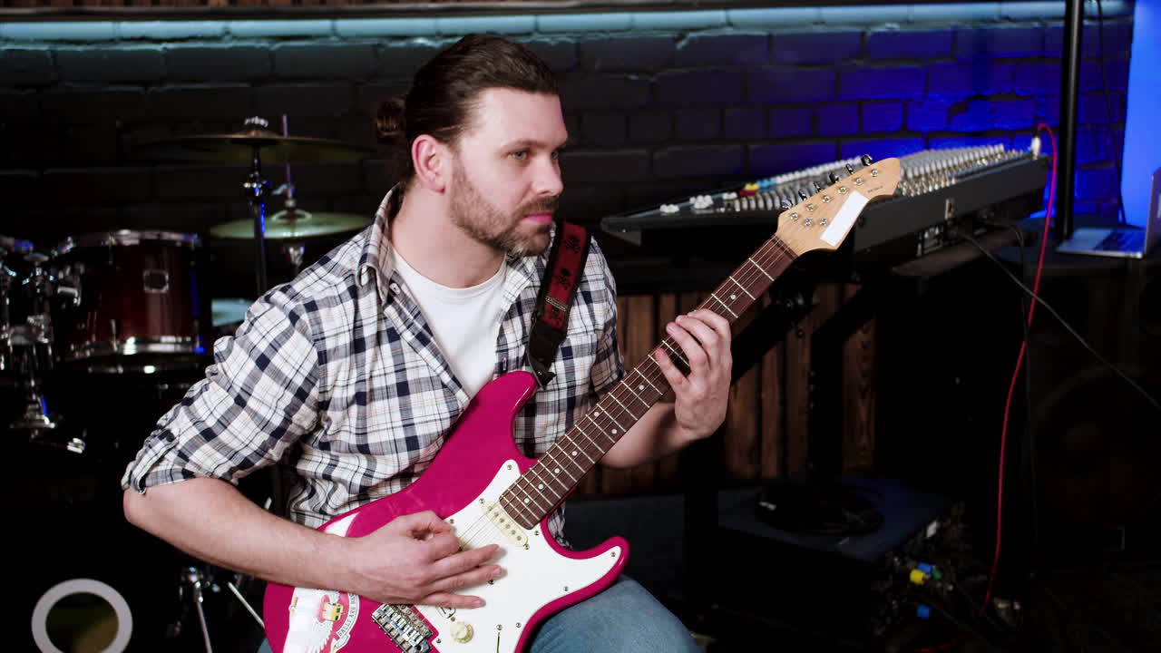 스튜디오에서 음악가