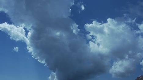 time-lapse view of clouds. 4k timelapse.direct sunlight