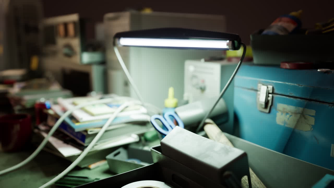 computadoras viejas de los años 80 en un centro de computación abandonado