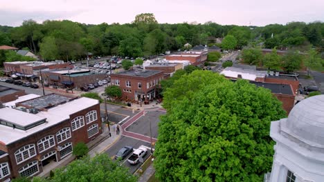 Luftauszug-Hillsborough-North-Carolina,-North-Carolina