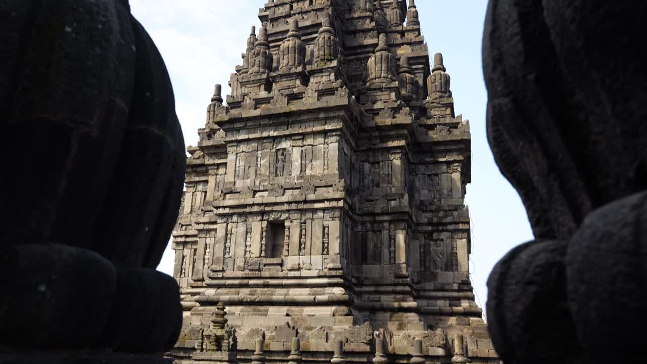 Detailed View Of Carvings And Statues at Prambanan Temple, Hindu Temple In Yogyakarta, Java, Indonesia