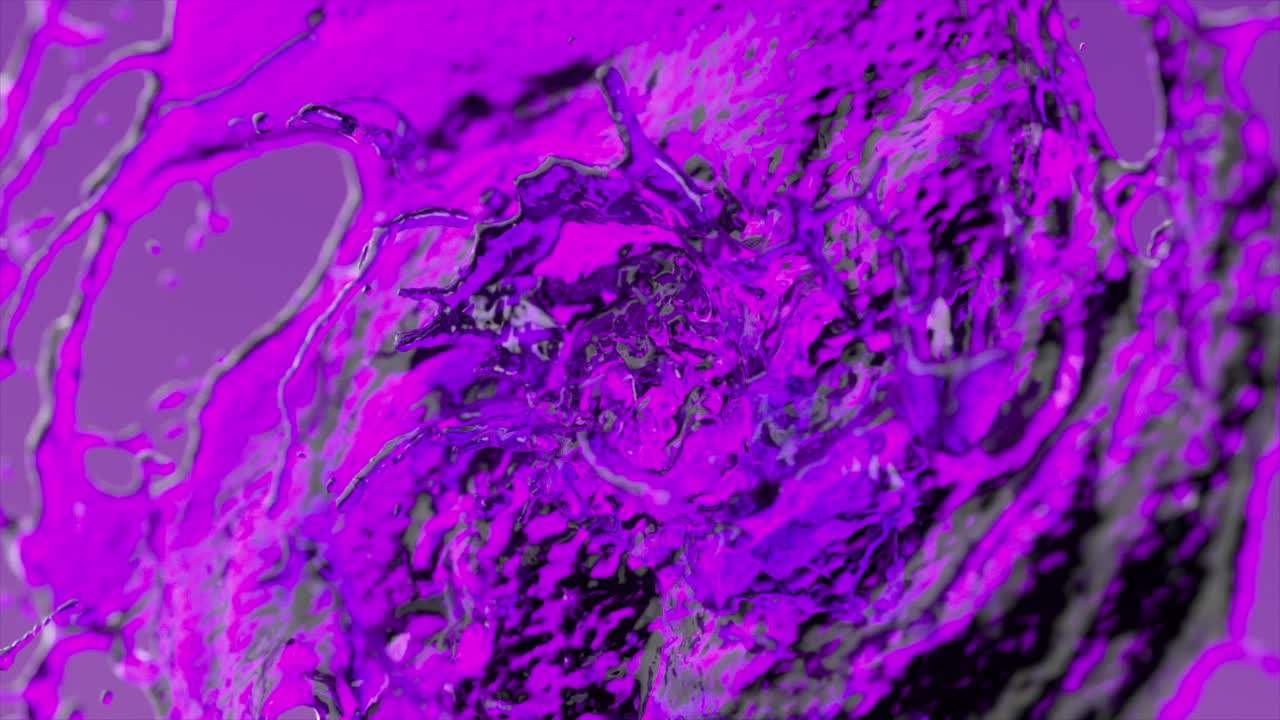 salpicaduras de líquido púrpura