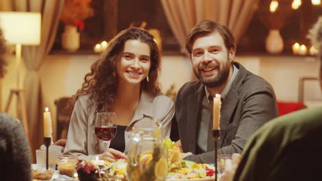 Young-Couple-At-Party-With-Friends