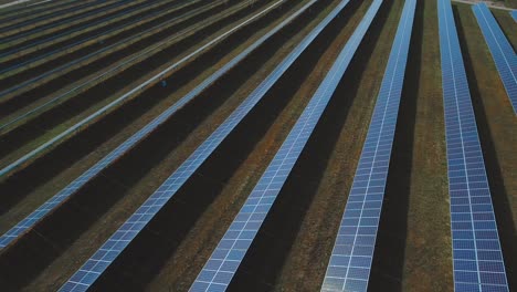 renewable solar energy. shot on drone