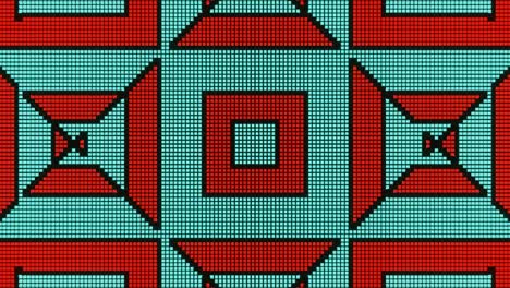 vj loop animation of pixel mosaic ver02