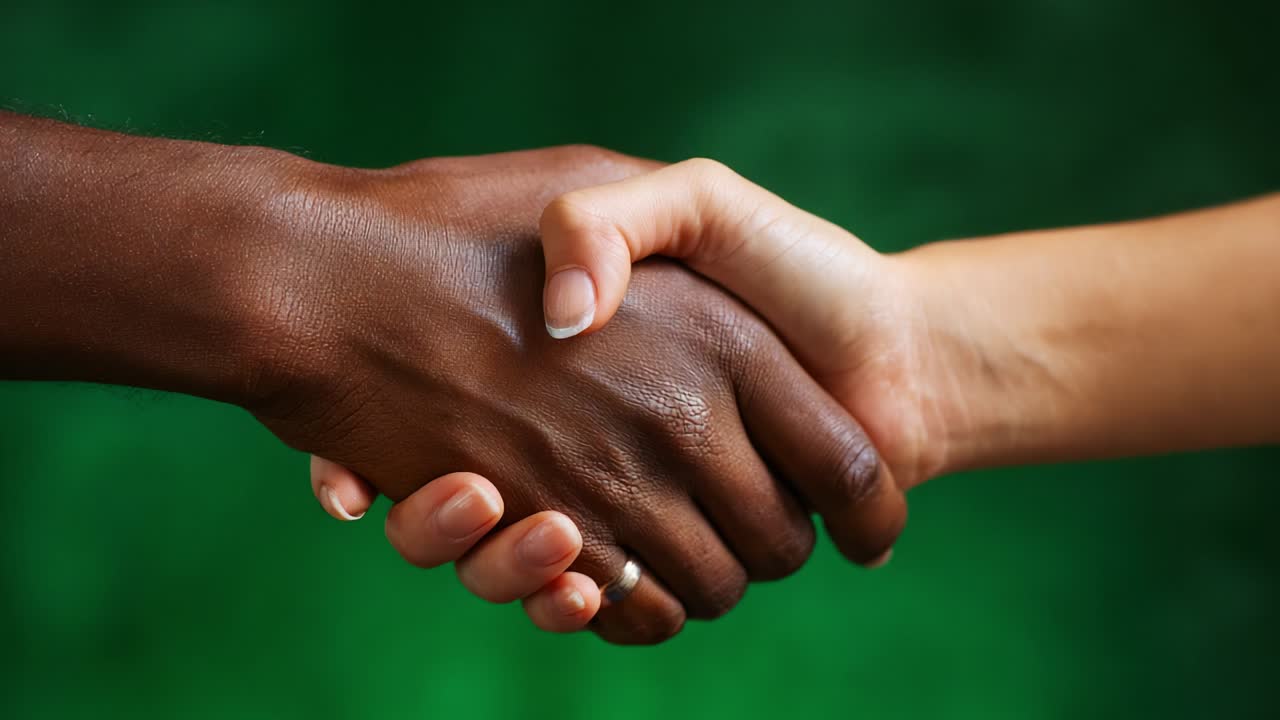 A Powerful Symbol of Unity and Collaboration: Hands Shaking to Represent Agreement and Mutual Understanding in an Era of Connection and Friendship Across Diverse Communities and Cultures