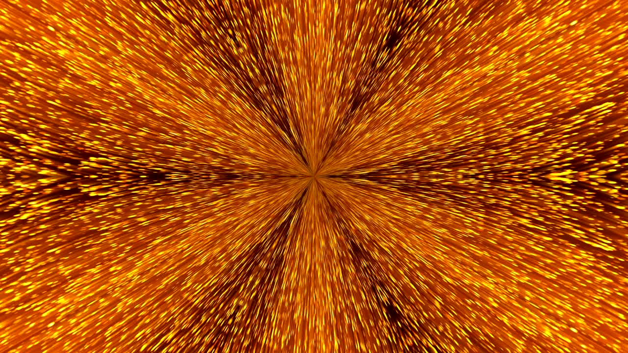 Abstract background with gold kaleidoscope
