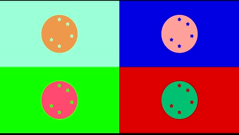 animación de cohetes de arte pop de dibujos animados en 4k