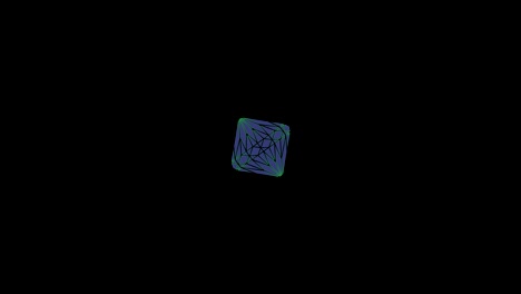 modelo de video 4k con efecto estroboscópico e hipnótico, en formato de video 16: 9.