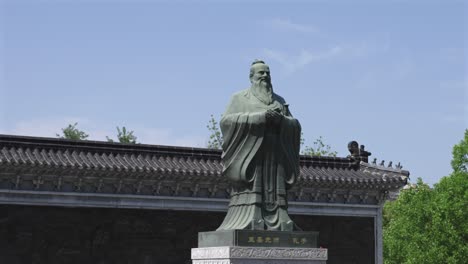 chinese confucius statue, confucius，confucianism，confucius, the famous sage of ancient china