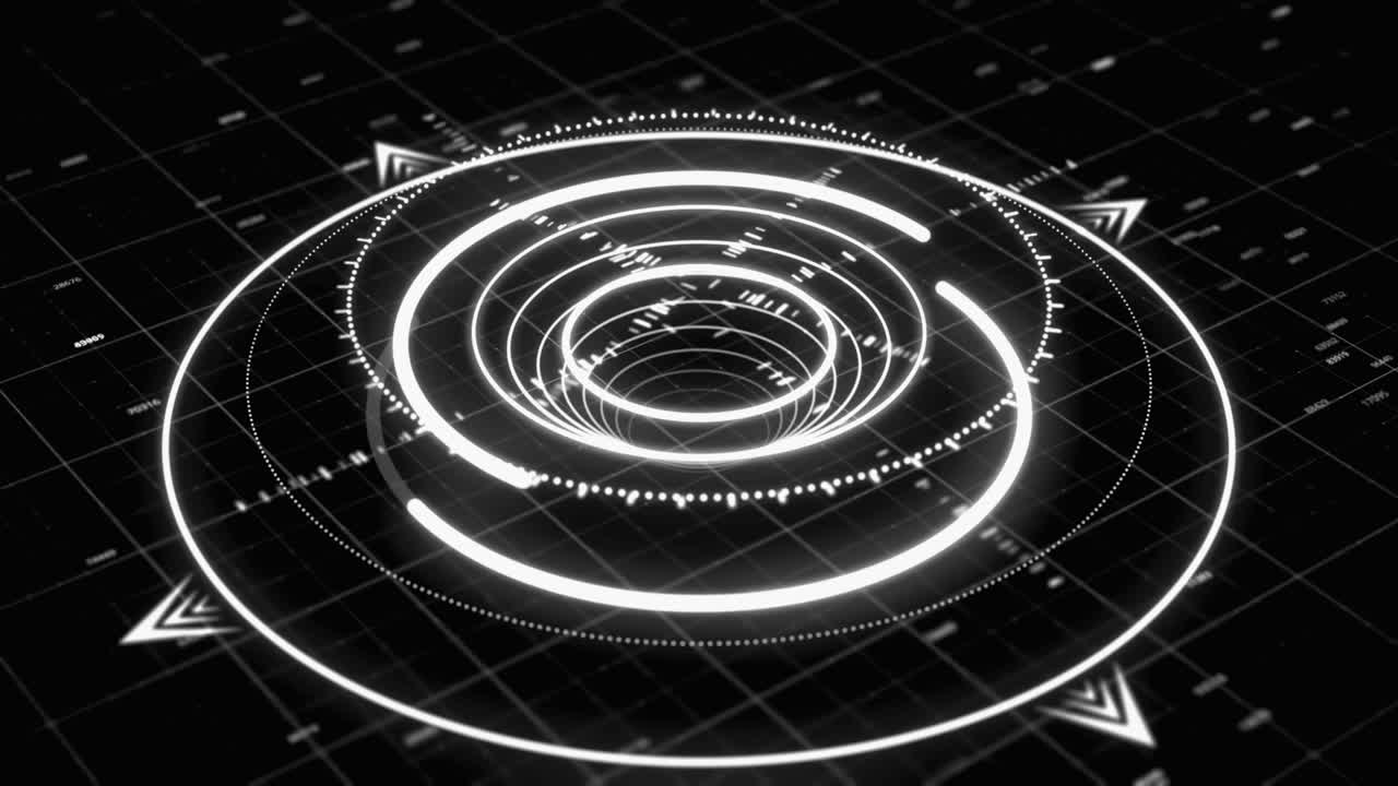 추상적인 디지털 인터페이스