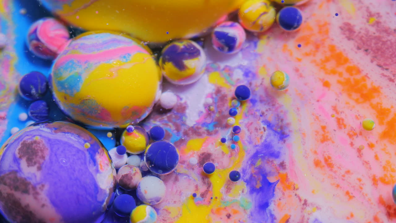 arte abstracto de mármol líquido