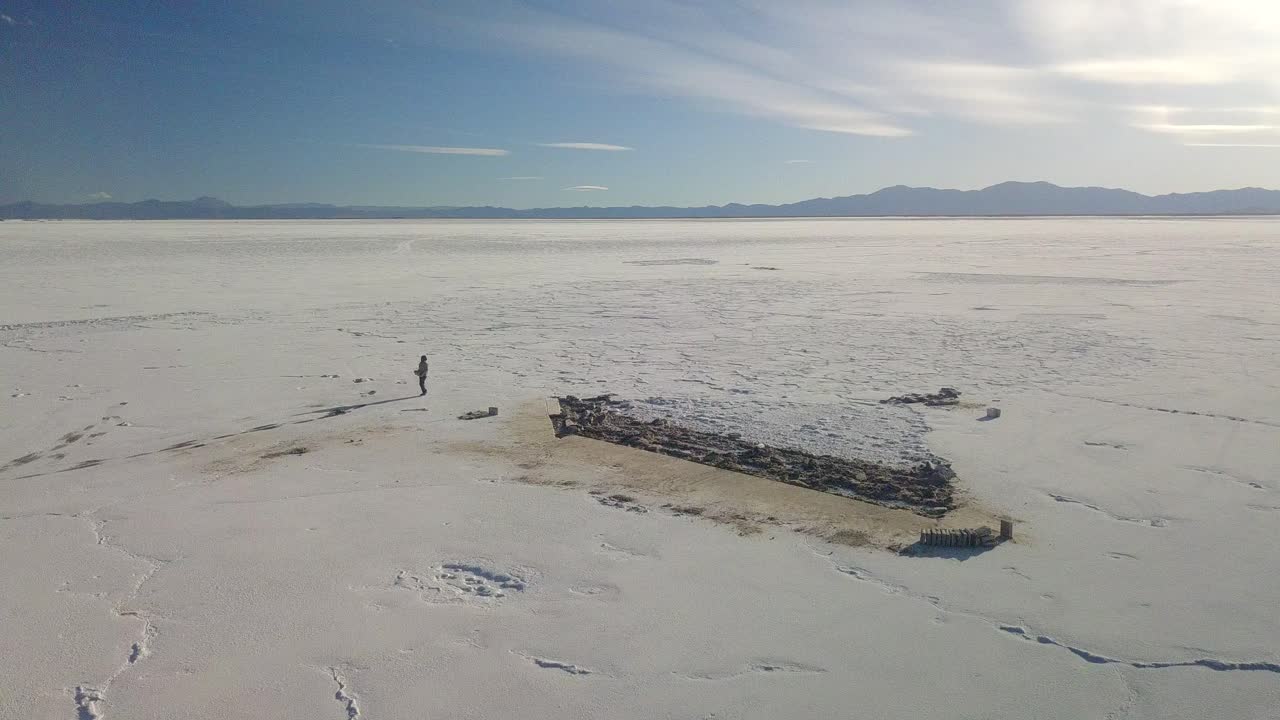 Famous salt flats in northwestern Argentina