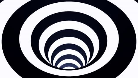 black and white spiral