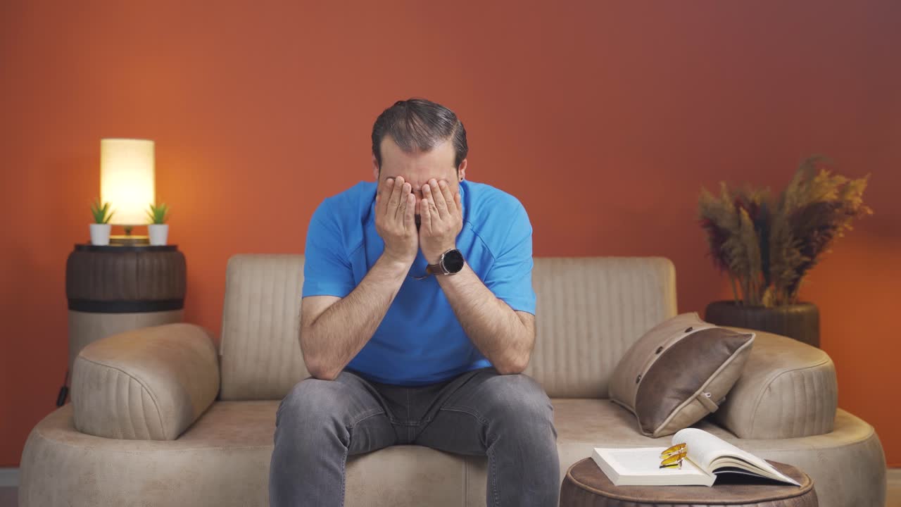 감성적인 남자.