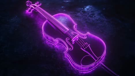 neon violin