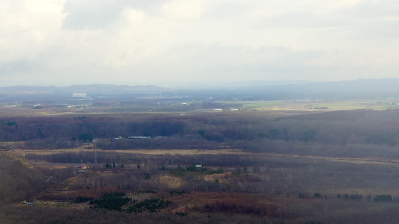 la vista aerea en japon