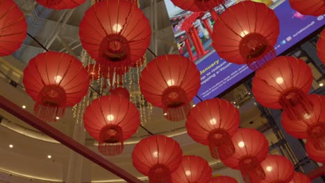 Chinese-new-year-red-lanterns-in-Malaysia-KLCC-year-ot-the-rabbit-2023