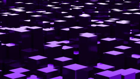 fondo cúbico en bucle abstracto de 4 k