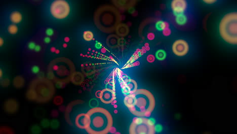 puntos de movimiento con fondo abstracto 7
