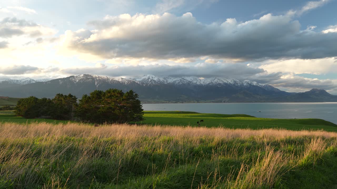 Kaikoura's stunning ranges descend directly into Pacific