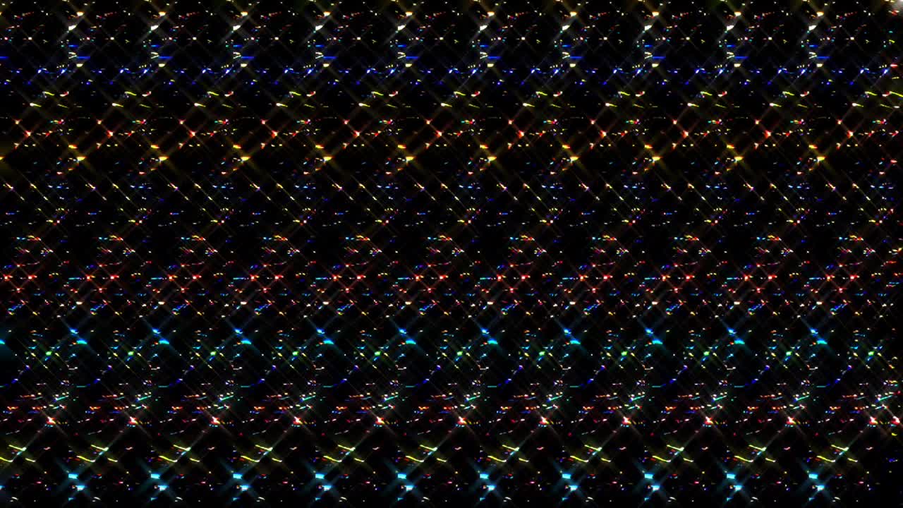 빛나는 밝은 선은 검은 바탕에 파동 움직임을 설정, 다채로운