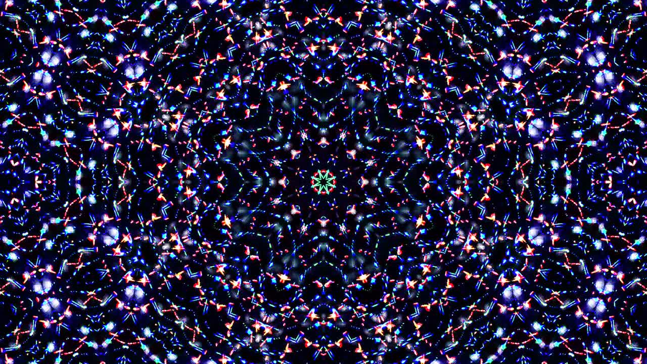 líneas coloridas ondas brillantes forma fondo caleidoscopio resumen