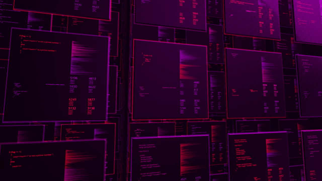 muro de código digital