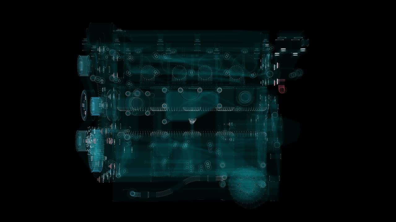 3D rendering, Holographic Particle engine