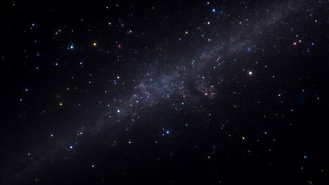 vast starfield and galactic formation