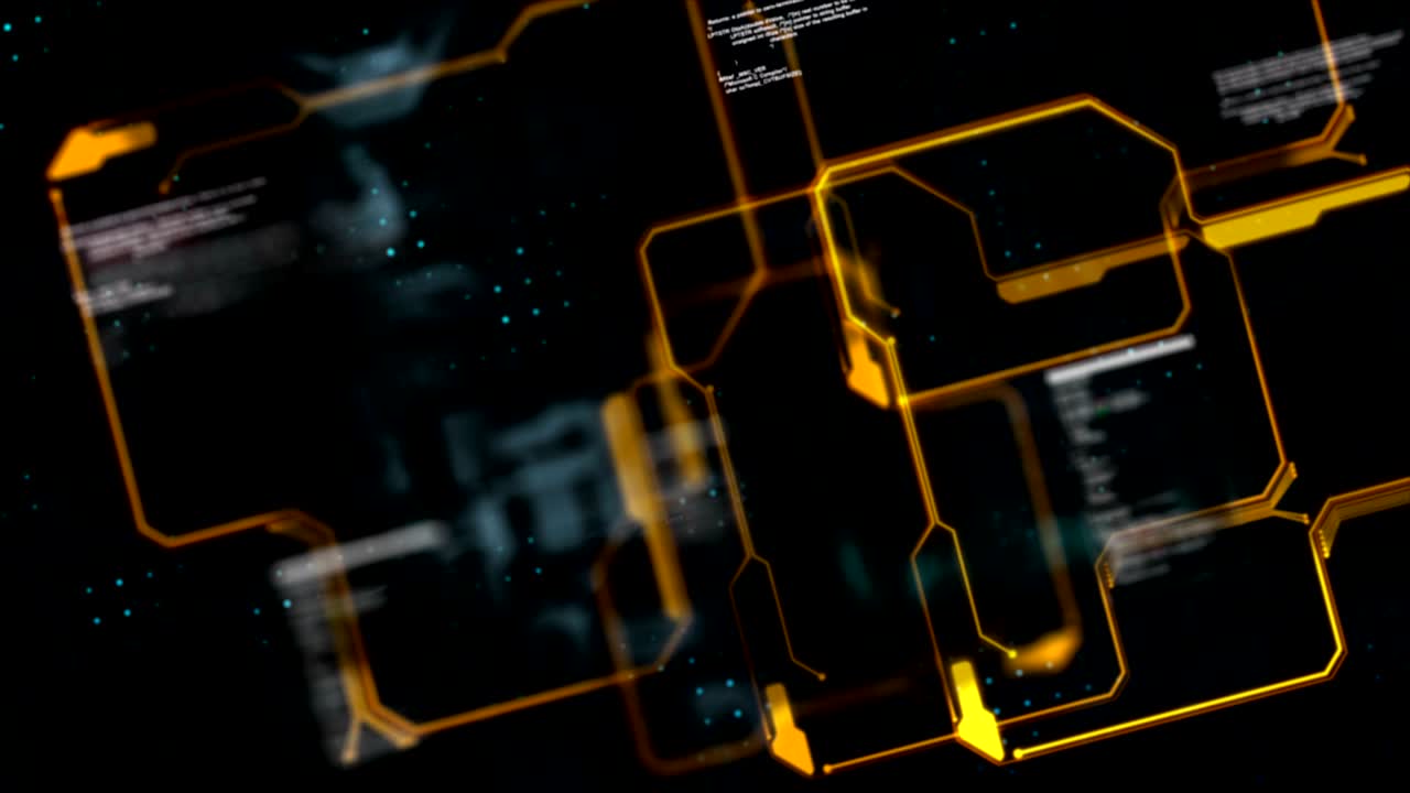 Abstract background circuit electronic line for technology concept with shallow depth of field dark and grain processed