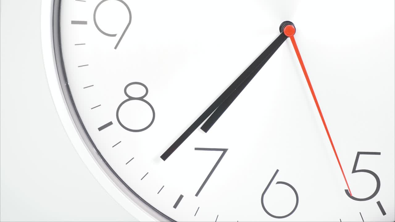 Modern silver watch Showtime 07.25 am or pm.