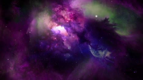 el gas de color magenta forma nebulosas en el universo