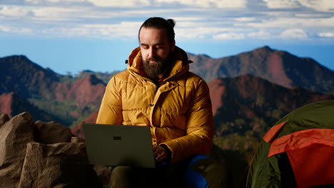 young entrepreneur always connected to internet to do some tasks