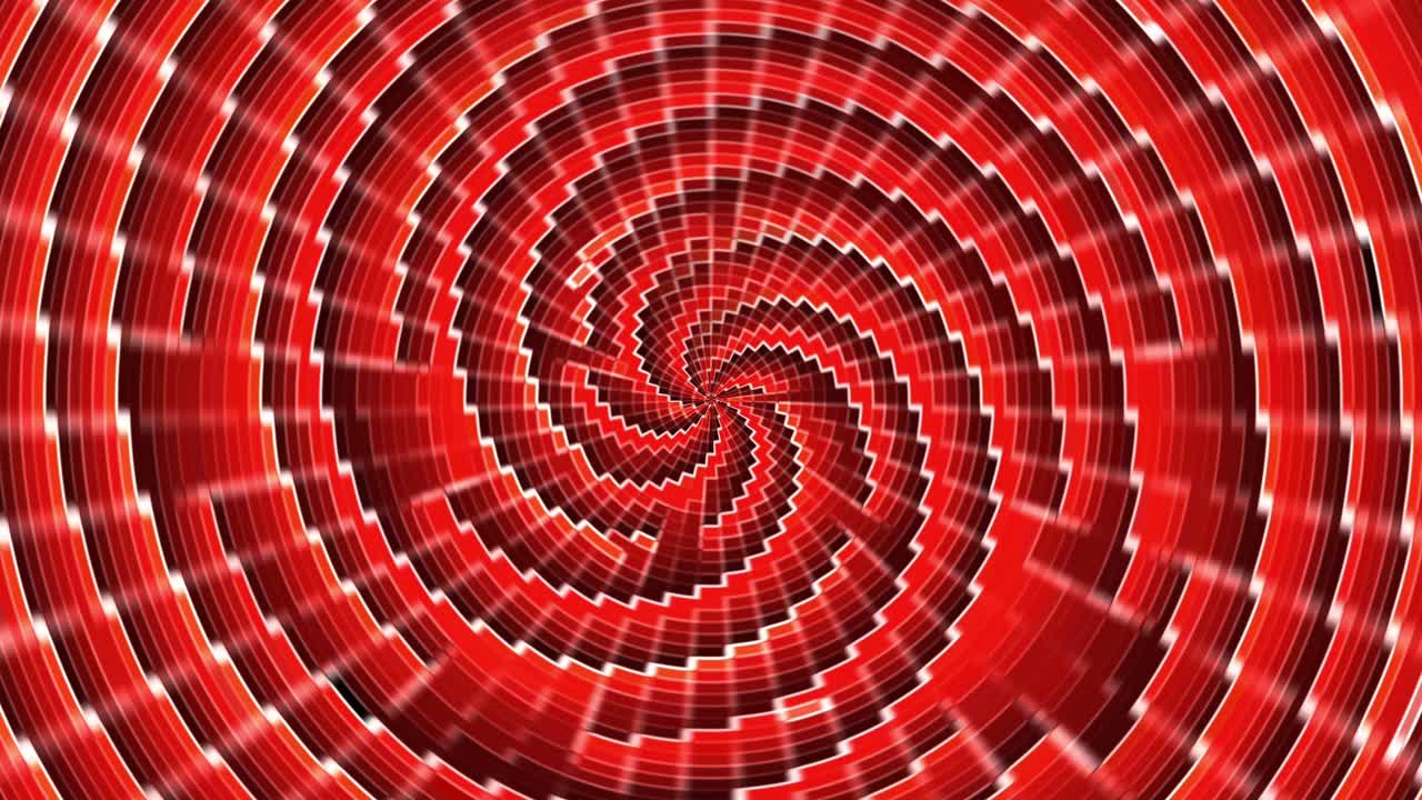 Fantasia a Spirale Rossa Scintillante