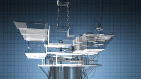 loop rotate oil and gas centralpprocessing platform