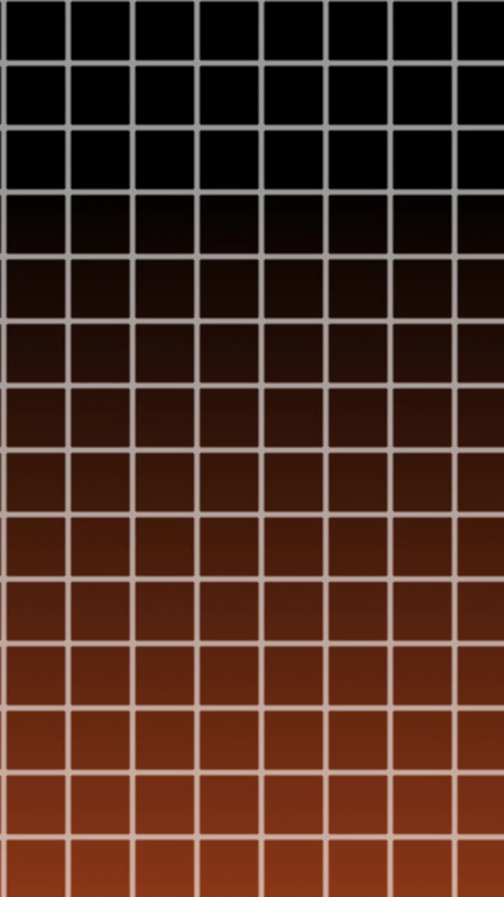 Geometric Grid Pattern with Black and Orange Gradient Background