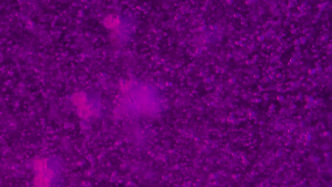 capas de burbuja morada que se agitan y hierven en esta mezcla almibarada
