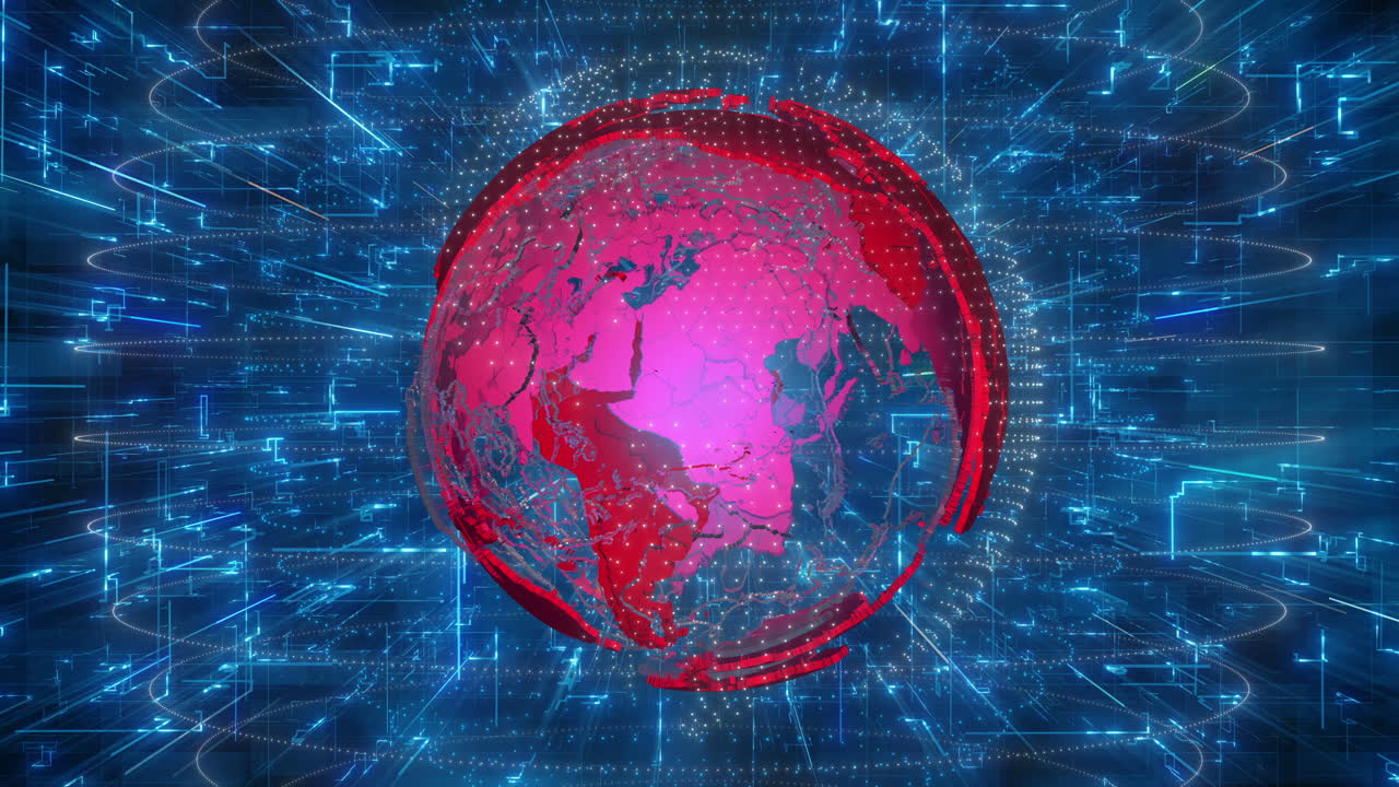 transporte de animación cg futurista