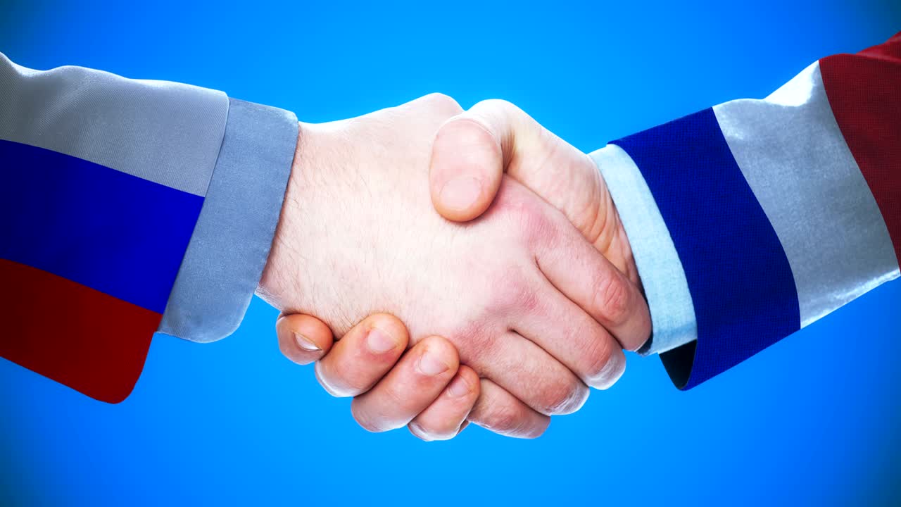 러시아-프랑스 드셰이크: 국가와 정치에 대한 컨셉 애니메이션 - 매트 채널