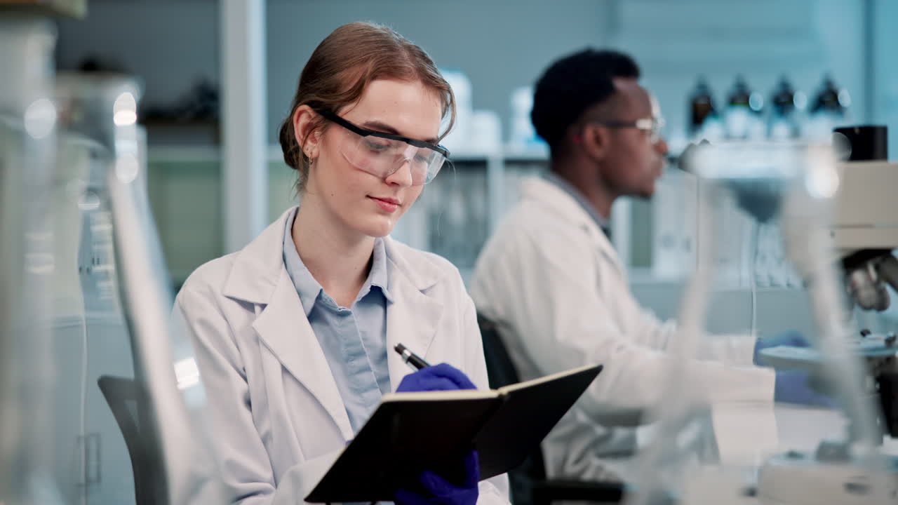 Scientists working in a laboratory