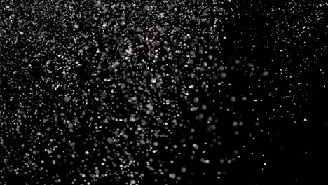 lluvia de nieve cayendo por la noche