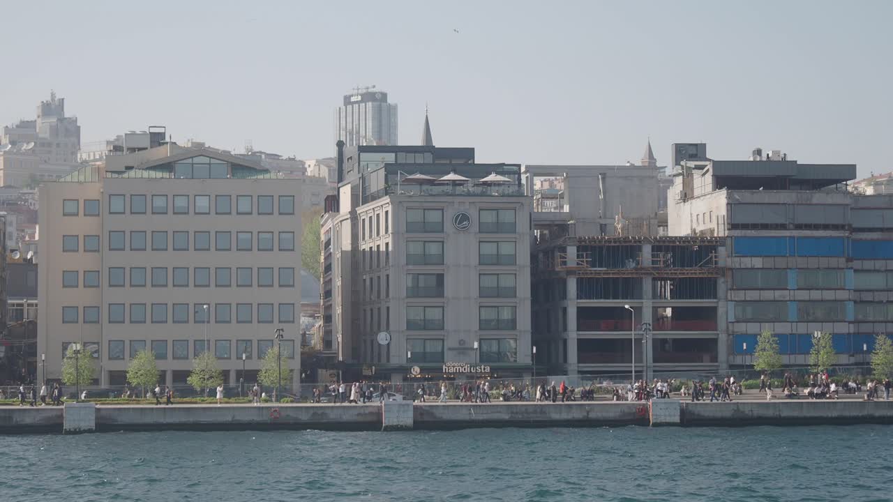Istanbul Waterfront Cityscape with Buildings under Construction
